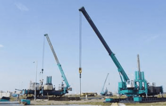 hincadora de pilotes con presion