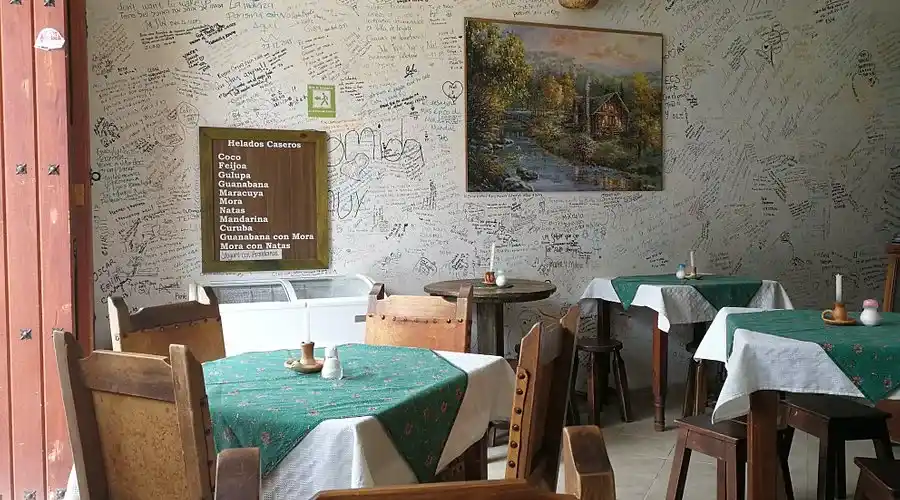 restaurante la tienda. deteresa en Villa de Leyva 